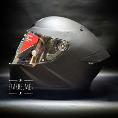 KYT TT Course solid Black Matt M