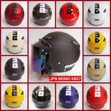 helm jpn Momo Kawai KB07 set kaca Bebas pilih kuning dop