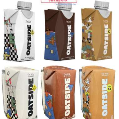 Oatside 200ml Barista Chocolate Hazelnut Blend | Oat Milk Drink Minuman Oatly CHOCOLATE STRAW