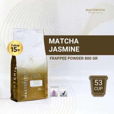 Bubuk Minuman Masterista Matcha Jasmine / Bubuk Minuman Rasa Matcha Jasmine / Bubuk Matcha Jasmine