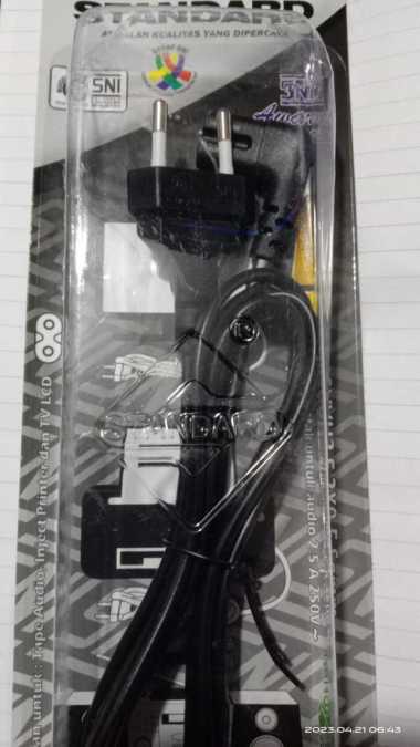 STANDARD Kabel Tape Kabel Radio Kabel Angka 8 Kabel Power TV Bengkok Tahan Panas