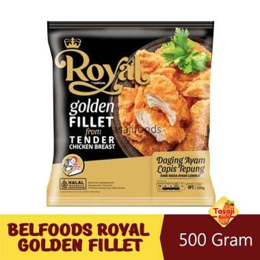 Promo Harga Belfoods Royal Nugget Golden Fillet 500 gr - Blibli