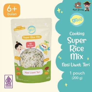 Grouu Super Rice Mix - Nasi Liwet Teri 200gr
