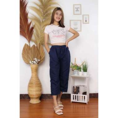 KULOT STELLA PANT / CELANA KULOT WANITA - BN OOTD KEKINIAN - Hitam NAVY