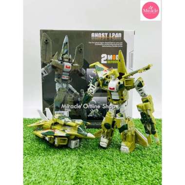 New Mainan Robot Pesawat Tempur Deformation Series Plane Robot Tank Transformer Rbt Plane Hijau