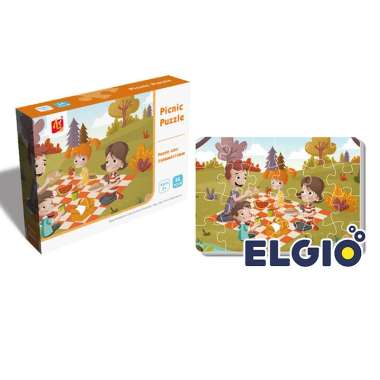 ELGIO Puzzle Anak 24 pcs Pilih Gambar Picnic