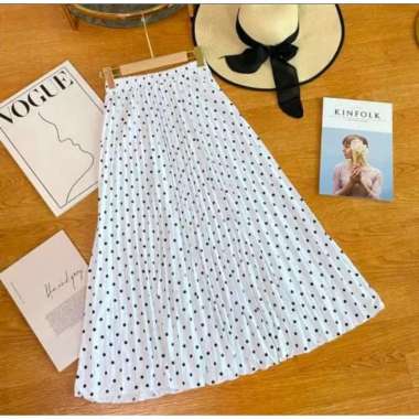 Rok Plisket Motif Polkadot / Rok Polkadot / Rok Plisket Polkadot / Rok Motif Polkadot / Rok Polkadot