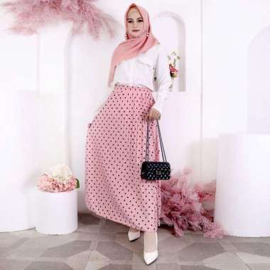 Rok Plisket Motif Polkadot / Rok Polkadot / Rok Plisket Polkadot / Rok Motif Polkadot / Rok Polkadot