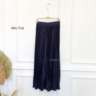 Rok Plisket Wanita / Rok RempeL 100 CM / Rok Lipet / Rok Plisket Panjang Abu Tua