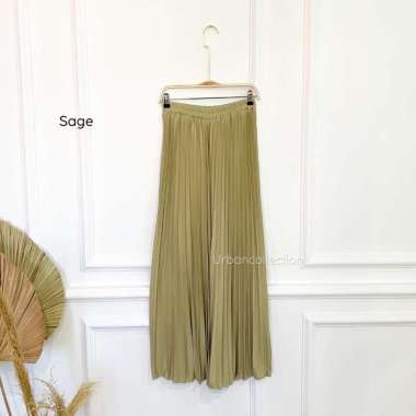 Rok Plisket Wanita / Rok RempeL 100 CM / Rok Lipet / Rok Plisket Panjang Sage
