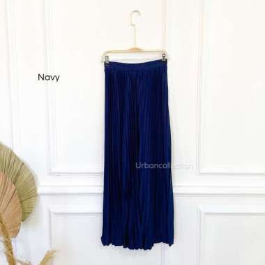Rok Plisket Wanita / Rok RempeL 100 CM / Rok Lipet / Rok Plisket Panjang Navy