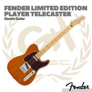 Fender Limited Edition Player Telecaster Electric Guitar - Gitar Elektrik AGED NATURAL