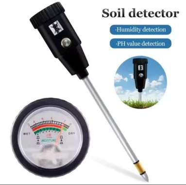 Alat Ukur PH Tanah Soil PH Detector Kelembaban Moisture Tester Meter