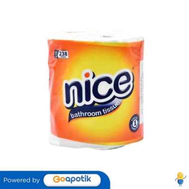 NICE BATHROOM TISSUE ROLL 238 SHEETS