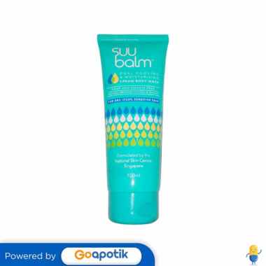 SUU BALM DUAL COOLING & MOISTURISING CREAM BODY WASH 100 ML TUBE