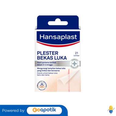 HANSAPLAST PLESTER BEKAS LUKA BOX 21 LEMBAR