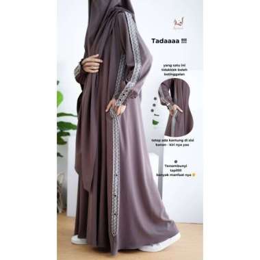 Gamis Keira by Ummah | gamis syar'i | gamis elegan | Gamis Only M Greenery
