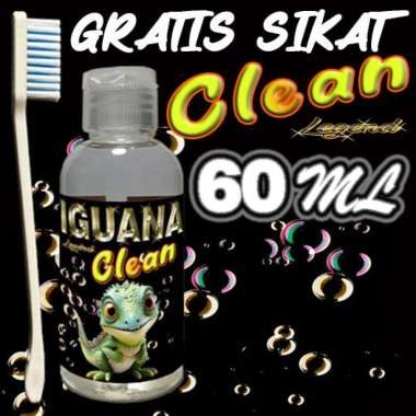 IGUANA CLEAN SABUN SHAMPO PEMBERSIH KULIT HEWAN REPTILE IGUANNA HIJAU MERAH DIAMOND BIRU ALBINO SOA 
