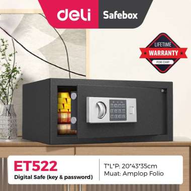 Deli Brankas Digital/ Deli Safe Box Digital 43x35x20 - ET522