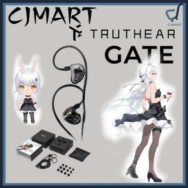 Truthear Gate 10mm Dynamic Driver 1DD In-Ear Monitor IEM High-Quality 3.5mm White + MIC