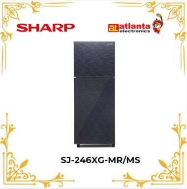 Kulkas SHARP 2 pintu SJ-246xg-ms/mr