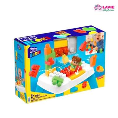 MEGA BLOKS Table with Build and Drop blocks