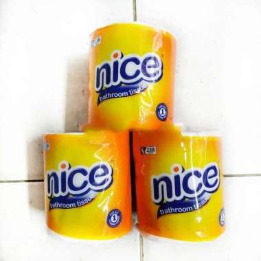 Tissue Nice Roll / Tissue Gulung / Tisu Toilet 1 Roll 238 Sheets