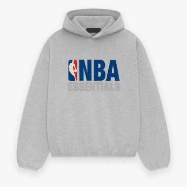 Fear Of God Essentials NBA Hoodie LIGHT HEATHER XS