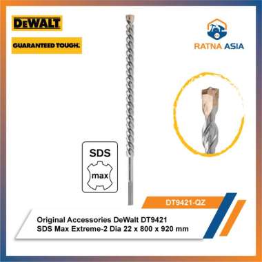Dewalt DT9421-QZ 22 x 800 x 920 mm SDS Max Extreme-2 Diameter Masonry Drill Bit Original Accessories