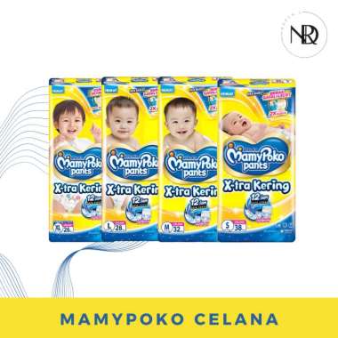 MamyPoko Pants Xtra Kering Popok Celana - S M L XL - Pempers Bayi L isi 28