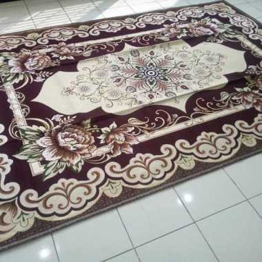 Karpet Pengajian Besar Anti Slip Turki Tipe G2 Cokelat