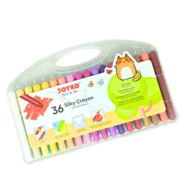 Silky Crayon | Crayon Gel | Krayon Halus Joyko SLC-A-36 Warna Color