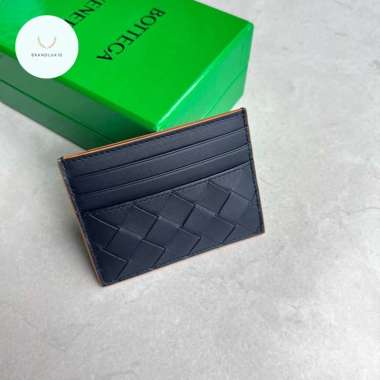 Bottega veneta intrecciato cardholder with contrast edge 6cc+slot Fondant/ice