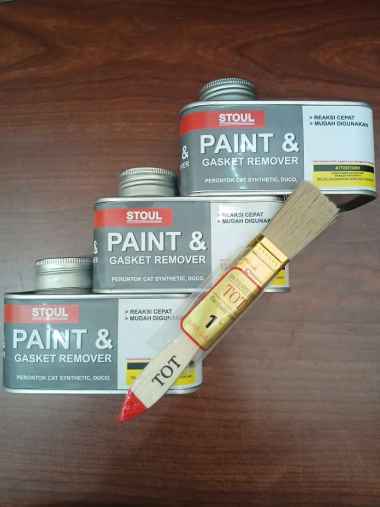 STOUL Paint & Gasket Remover / Cairan Perontok Cat + FREE Kuas Aplikator