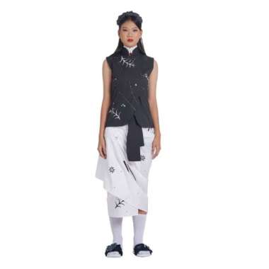 JAVA LUMINOUS JANGGAN SLEVELESS BLACK XL