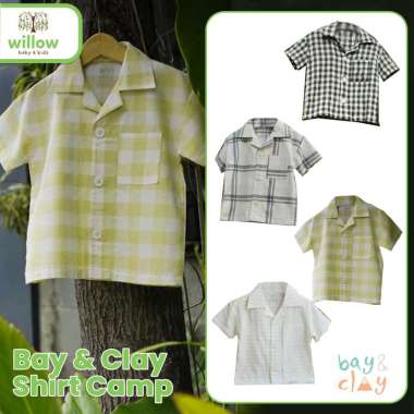 Baju Atasan Anak - Bay & Clay Shirt Camp 140 Archie