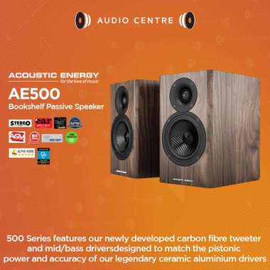 Acoustic Energy AE500 Passive Bookshelf Speaker with Ceramic Aluminium Driver