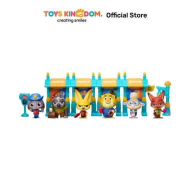 Toys Kingdom Kiddy Fun Lioh Toy Disney Zootopia Bus Stop Rb105 Random Toys Kids Toy Figur Mainan Kol