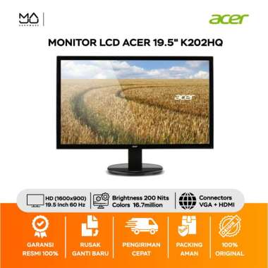 Monitor LCD Acer- K202HQL 19.5 LED - Garansi Resmi