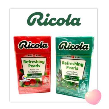 Ricola Refreshing Pearls 25 gr Permen Bebas Gula Sugar Free Candy spearmint