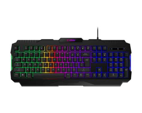 Keyboard Gaming MSI GK100 RGB Rainbow Backlit Gaming Keyboard