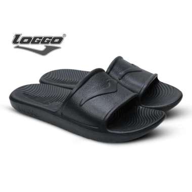 Loggo - Sandal Phylon Hawaii - Sandal Slide Extralight warna Hitam 37