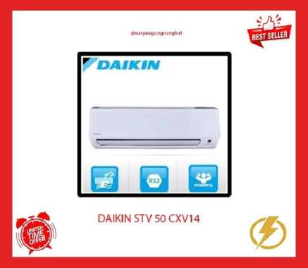 AC SPLIT DAIKIN MALAYSIA 2 PK 1.810 WATT LITE SERIES STV - 50 CXV14