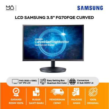 Monitor SAMSUNG Curved LED Gaming Monitor 23.5 Inch LC24FG70FQEXXD - Garansi Resmi