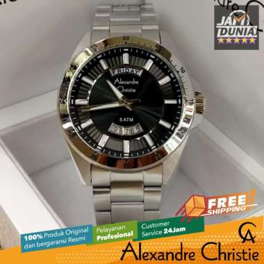 JAM ALEXANDRE CHRISTIE PRIA 6678 M1 AC 6678 JAM TANGAN ALEXANDRE CHRISTIE PRIA ORIGINAL CT ST JAM TA