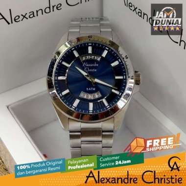 JAM ALEXANDRE CHRISTIE PRIA 6678 M2 AC 6678 JAM TANGAN ALEXANDRE CHRISTIE PRIA ORIGINAL CT ST JAM TA