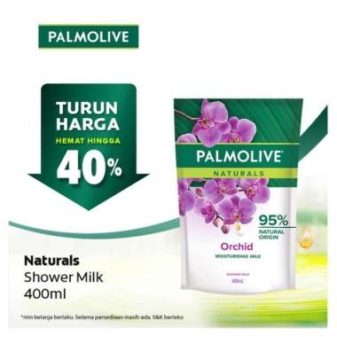 Palmolive sabun mandi cair refill 450 ml (morning tonic / sensual / orchid / milk and honey) orchid