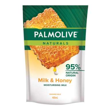 Palmolive sabun mandi cair refill 450 ml (morning tonic / sensual / orchid / milk and honey) milk an