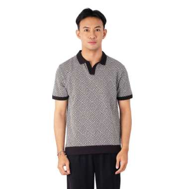 POSHBOY Polo Pria Lengan Pendek Berkley Biru I Kaos Polo Pria Lengan Pendek Rajut Original XXL