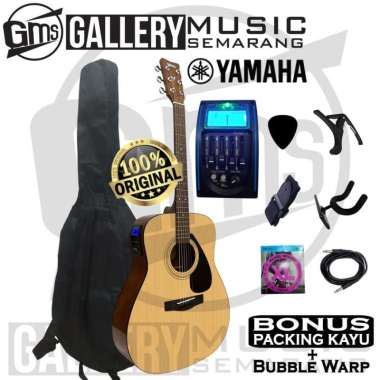 ORIGINAL Gitar Akustik Elektrik Yamaha F310 Preamp Eq Tuner LC Prener PAKET C